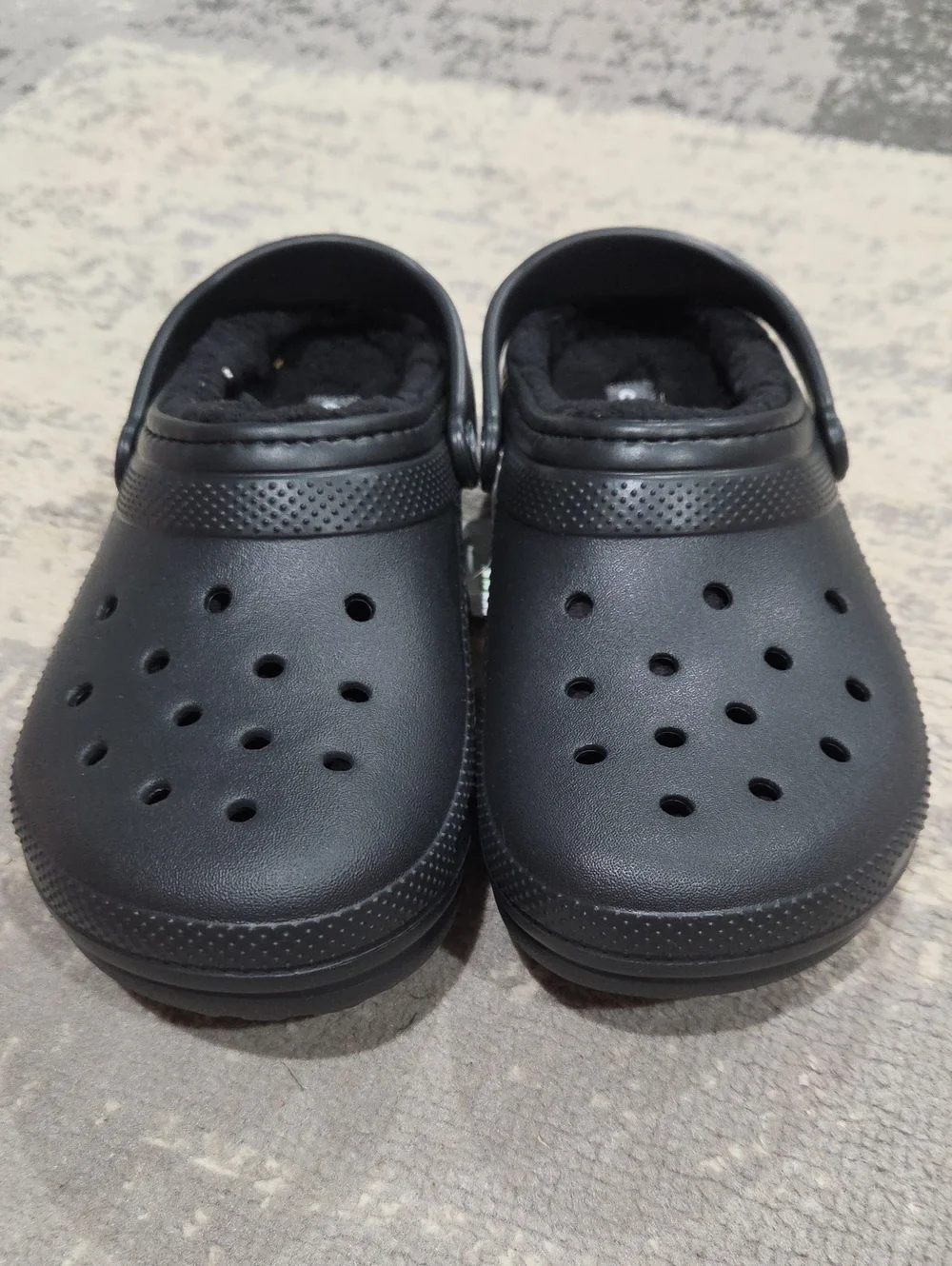 Kids Black Slip-On Clog Shoes with Soft Lining
